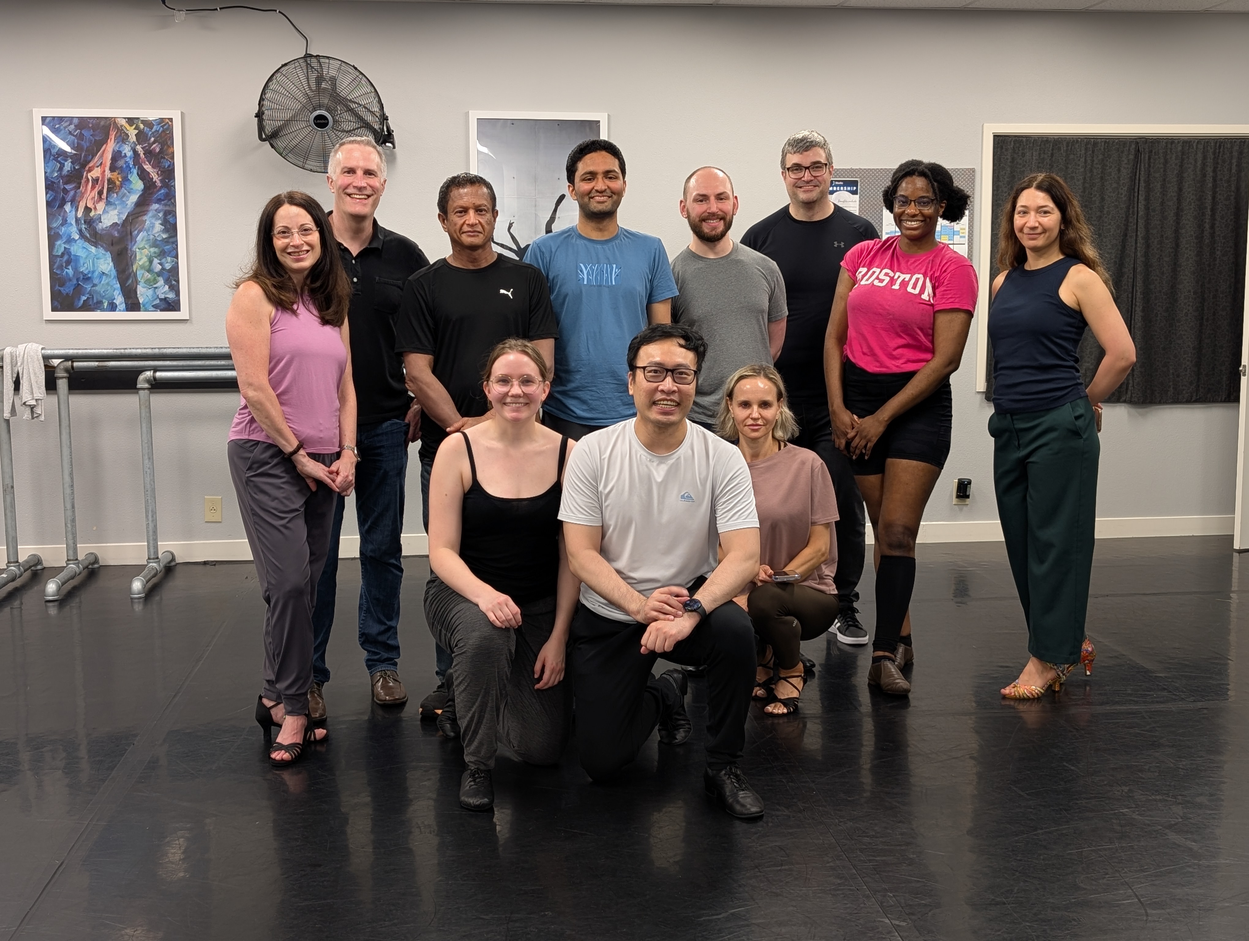 Dance class student moment