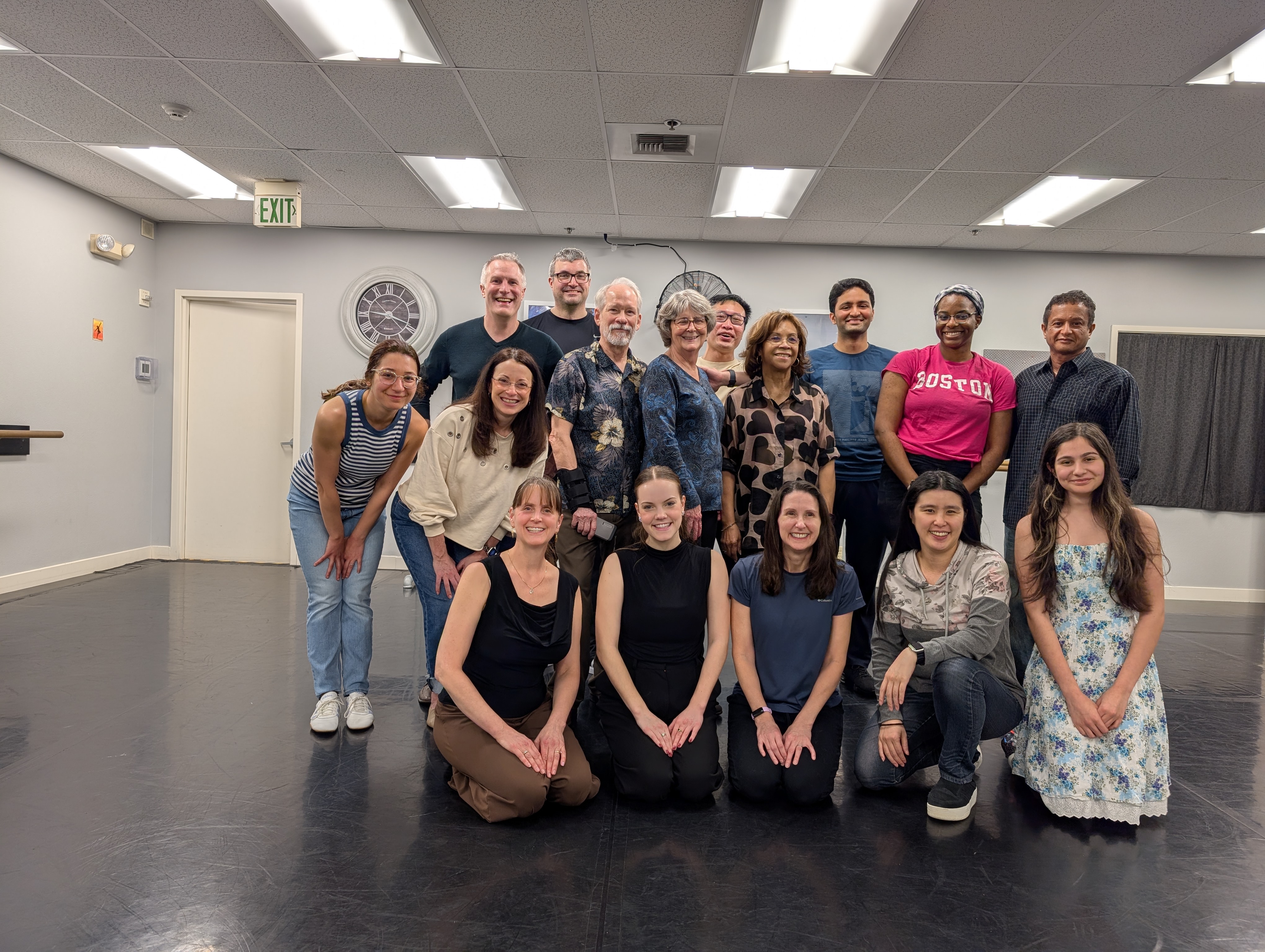 Dance class student moment